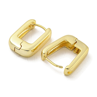 Brass Hoop Earrings EJEW-L211-010R-G-1