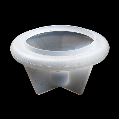 Round DIY Silicone Candle Cup Molds DIY-P078-08-1