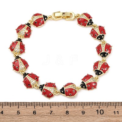 Brass Micro Pave Clear Cubic Zirconia Bangles for Women BJEW-H209-08A-G-1
