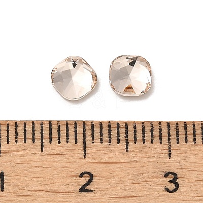 Glass Rhinestone Cabochons RGLA-P037-07A-D261-1
