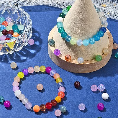 Glass Round Beads DGLA-YW0001-26-1