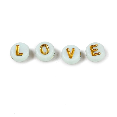 Plating Acrylic Beads PACR-T017-02A-1
