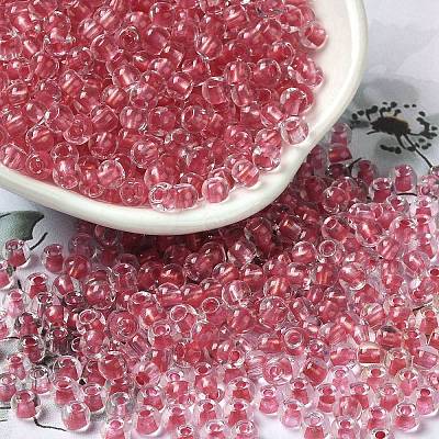 6/0 Transparent Inside Colours Glass Seed Beads SEED-P006-01A-10-1