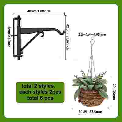 2Pcs Polymer Clay Plants AJEW-AR0004-94-1