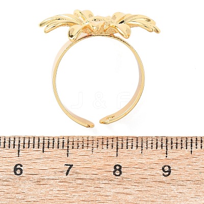Brass Cuff Open Rings LS-RJEW-Z129-02G-01-1