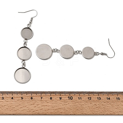 Non-Tarnish 304 Stainless Steel Earring Hooks STAS-L311-01P-1