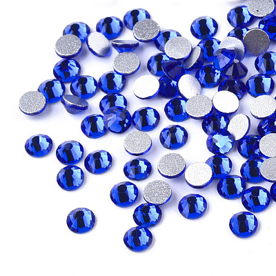 Glass Rhinestone Flat Back Cabochons RGLA-S002-08SS-02-1