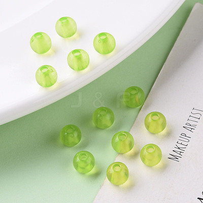 Transparent Acrylic Beads MACR-S370-A6mm-729-1