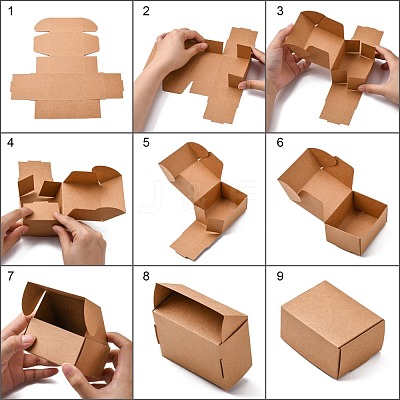Kraft Paper Gift Box CON-K003-03B-01-1