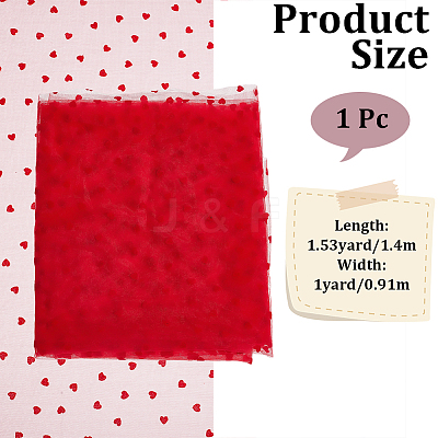 Nylon Lace Fabric DIY-CY0002-90B-1