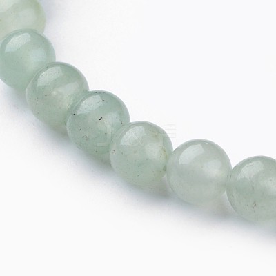 Natural Aventurine Stretch Bracelets BJEW-P0131-02-1