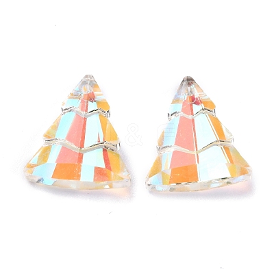 Glass Rhinestone Pendants RGLA-O002-A01-001PS-1