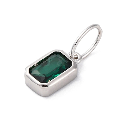 925 Sterling Silver Cubic Zirconia Charms STER-NH0014-01P-05-1