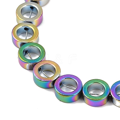 Baking Painting Synthetic Non-magnetic Hematite Beads Strands G-A234-H03-01A-1