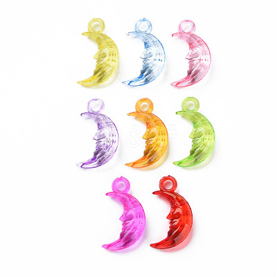 Transparent Acrylic Pendants MACR-N013-032-A01-1