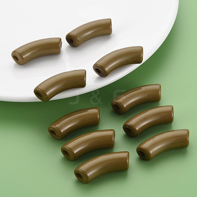 Opaque Acrylic Beads MACR-S372-001B-18-0937-1