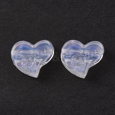 Transparent Acrylic Beads OACR-P007-52-1