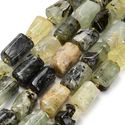 Natural Prehnite Beads Strands G-H329-A02-02-1