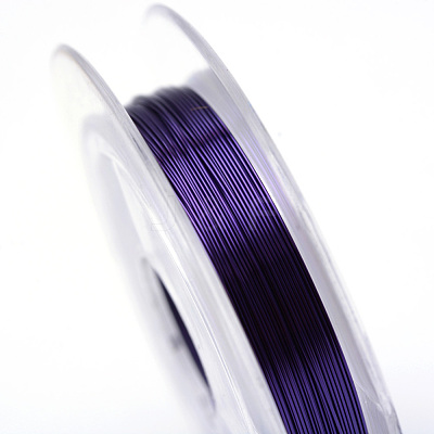 Round Copper Jewelry Wire CWIR-R005-0.3mm-07-1