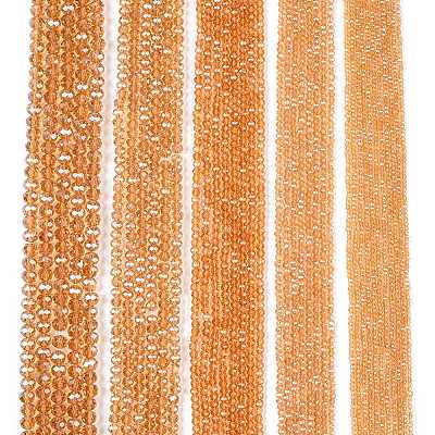 Electroplate Glass Beads Strands EGLA-A044-T6mm-A23-1