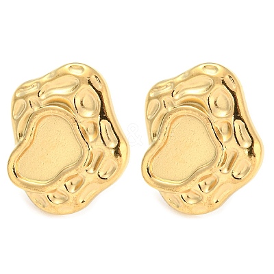304 Stainless Steel Stud Earring Findings X-EJEW-I290-15G-1