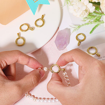 6Pcs Brass Twister Clasps FIND-CA0009-39-1