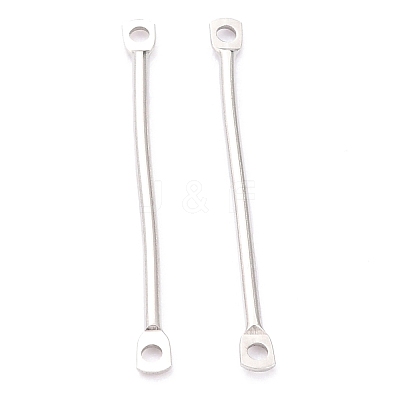 Non-Tarnish 201 Stainless Steel Links Connectors LS-X-STAS-B011-01A-P-1