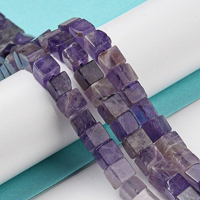 Natural Amethyst Beads Strands G-Q1008-B02-1