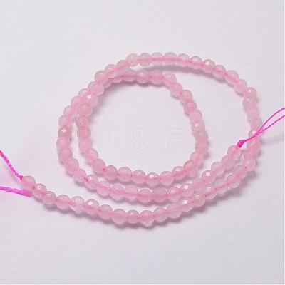 Natural Rose Quartz Beads Strands G-D840-20-4mm-1
