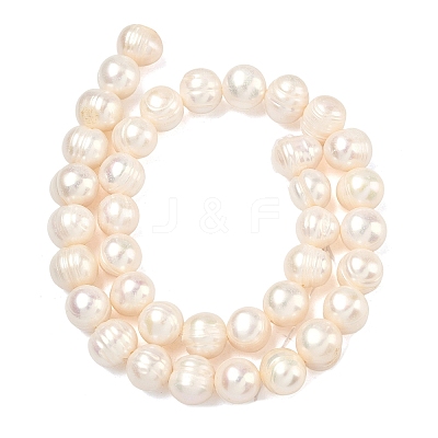 Natural Cultured Freshwater Pearl Beads Strands PEAR-L034-12B-1