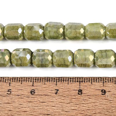 Anti-Tarnish Electroplate Glass Beads Strands EGLA-N027-03A-13-1