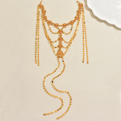 Arabian Style Brass Multi-layer Tassel Headpiece CX3790-1