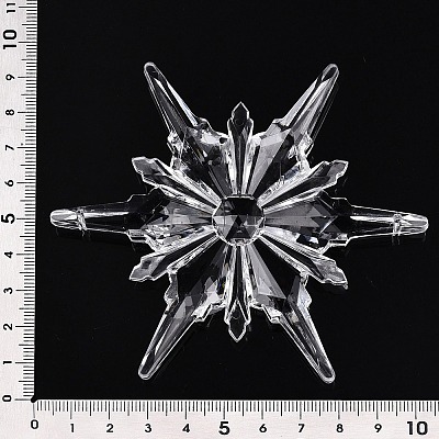 Transparent Acrylic Connector Charms TACR-T028-05A-1