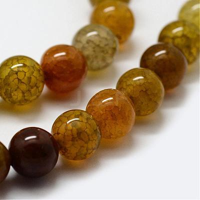 Natural Dragon Veins Agate Beads Strands G-F417-03-6mm-1