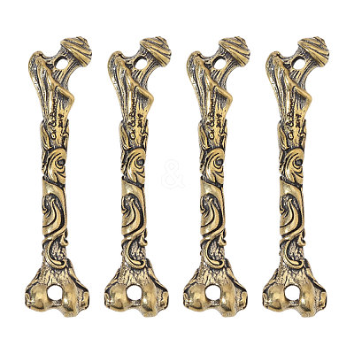4Pcs Vintage Brass Connector Charms KK-CA0003-80B-1
