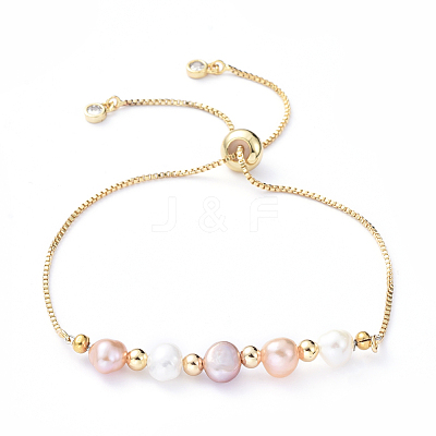 Adjustable Brass Slider Bracelets BJEW-JB05149-1