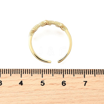 Brass Cuff Rings for Women RJEW-F184-08C-G-1