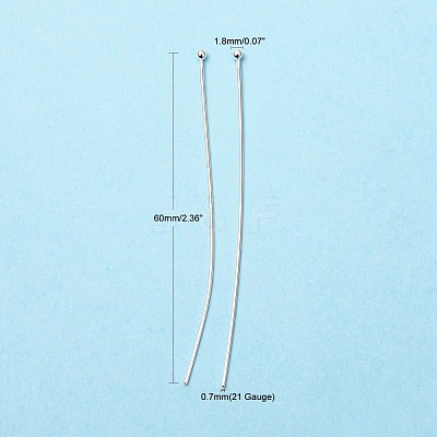 Brass Ball Head Pins RP0.7x60mm-S-1