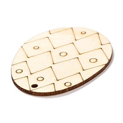 DIY Crafts Easter Egg Shape Cutouts Pendants AJEW-P087-B01-02-1