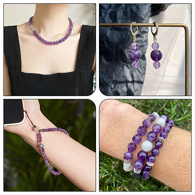 Natural Amethyst Beads Strands G-TA0002-57A-1