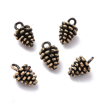 Rack Plating Brass Charms X-KK-F834-07BAB-1