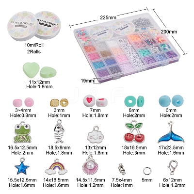 DIY Seed & Heishi Beads Jewelry Set Making Kit DIY-YW0005-20-1