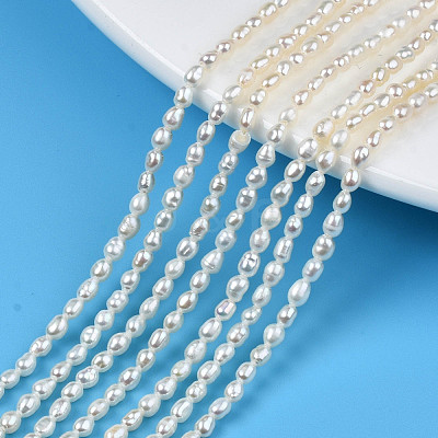 Natural Cultured Freshwater Pearl Beads Strands PEAR-N012-02G-1