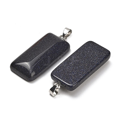 Synthetic Blue Goldstone Pendants GG-CBAA0EE-01P-04-1