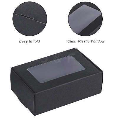 100Pcs Craft Paper Boxes CON-BC0007-23-1