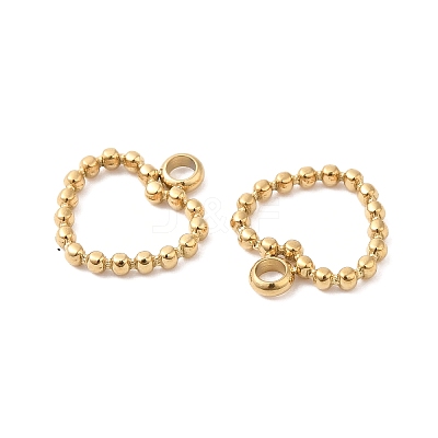 Ion Plating(IP) 304 Stainless Steel Charms STAS-Q215-02G-1