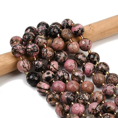 Natural Rhodonite Beads Strands G-C249-A18-16mm-1