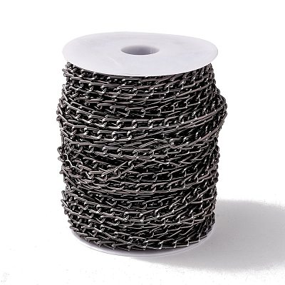 Oval Oxidation Aluminum Curb Chains CHA-G001-11A-EB-1