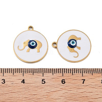 Ion Plating(IP) 316 Surgical Stainless Steel Pendants STAS-U014-58C-02-1