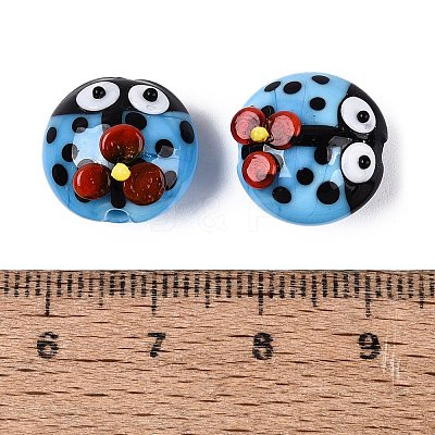 Handmade Bumpy Lampwork Beads LAMP-Q039-15H-1